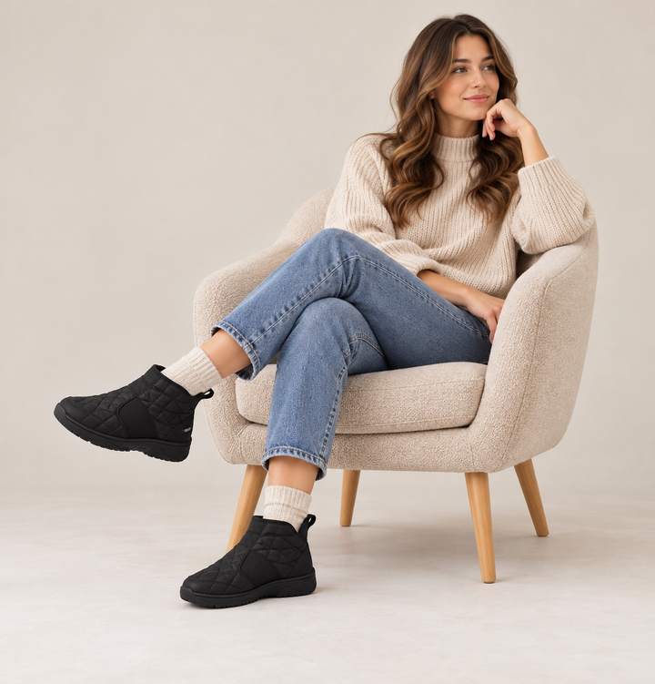 Hellien - Sapatos De Inverno Com Forro Polar