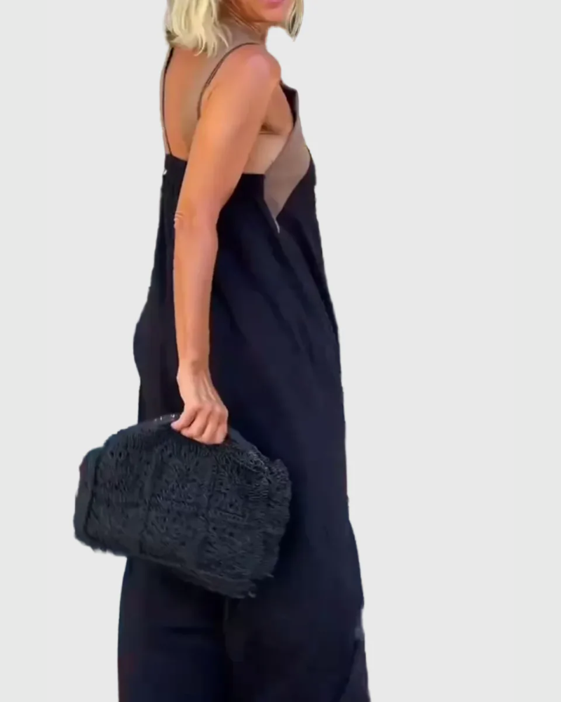 Frederikke - Vestido Maxi Elegante Com Decote Cruzado