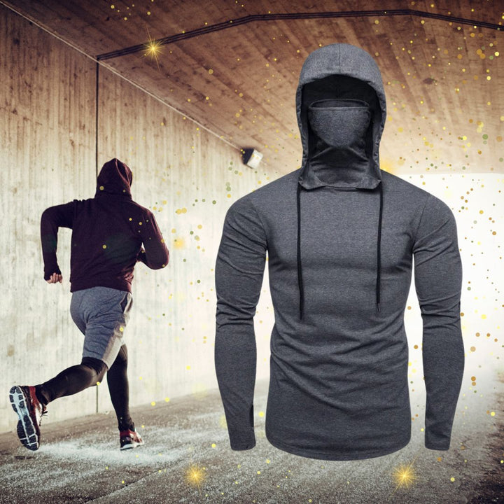 Marston - Camisola Com Capuz Estilo Ninja E Máscara Facial