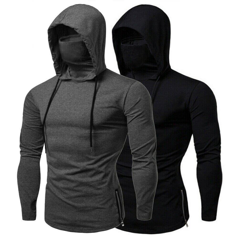 Marston - Camisola Com Capuz Estilo Ninja E Máscara Facial