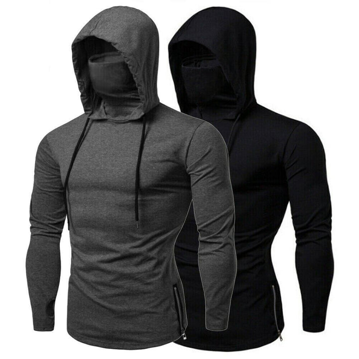 Marston - Camisola Com Capuz Estilo Ninja E Máscara Facial