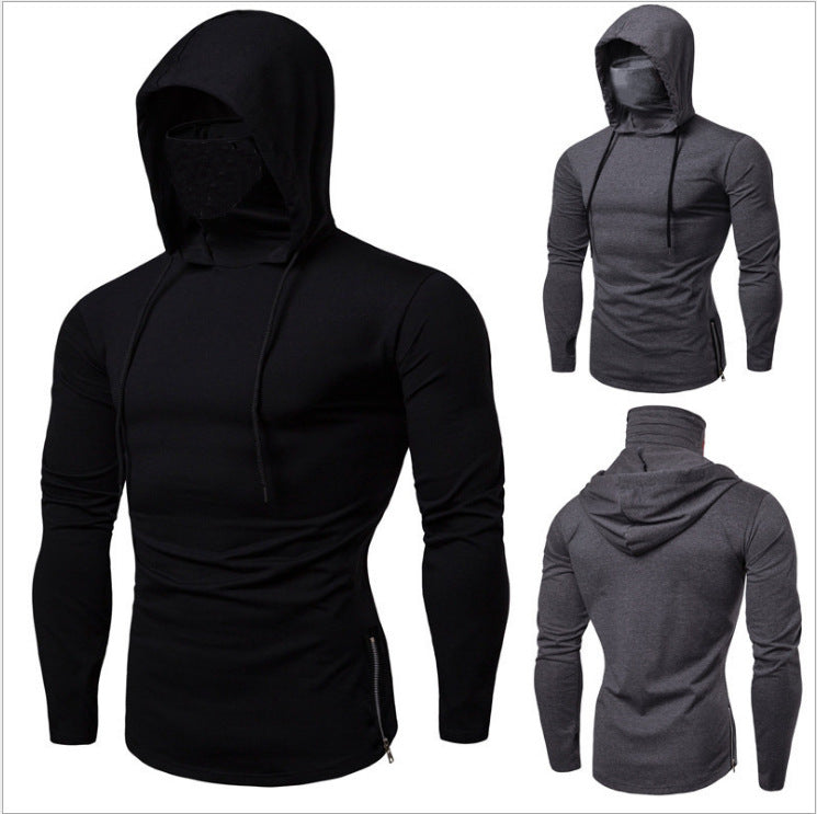 Marston - Camisola Com Capuz Estilo Ninja E Máscara Facial
