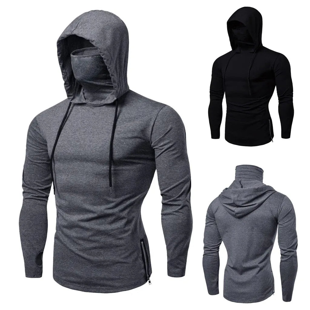 Marston - Camisola Com Capuz Estilo Ninja E Máscara Facial
