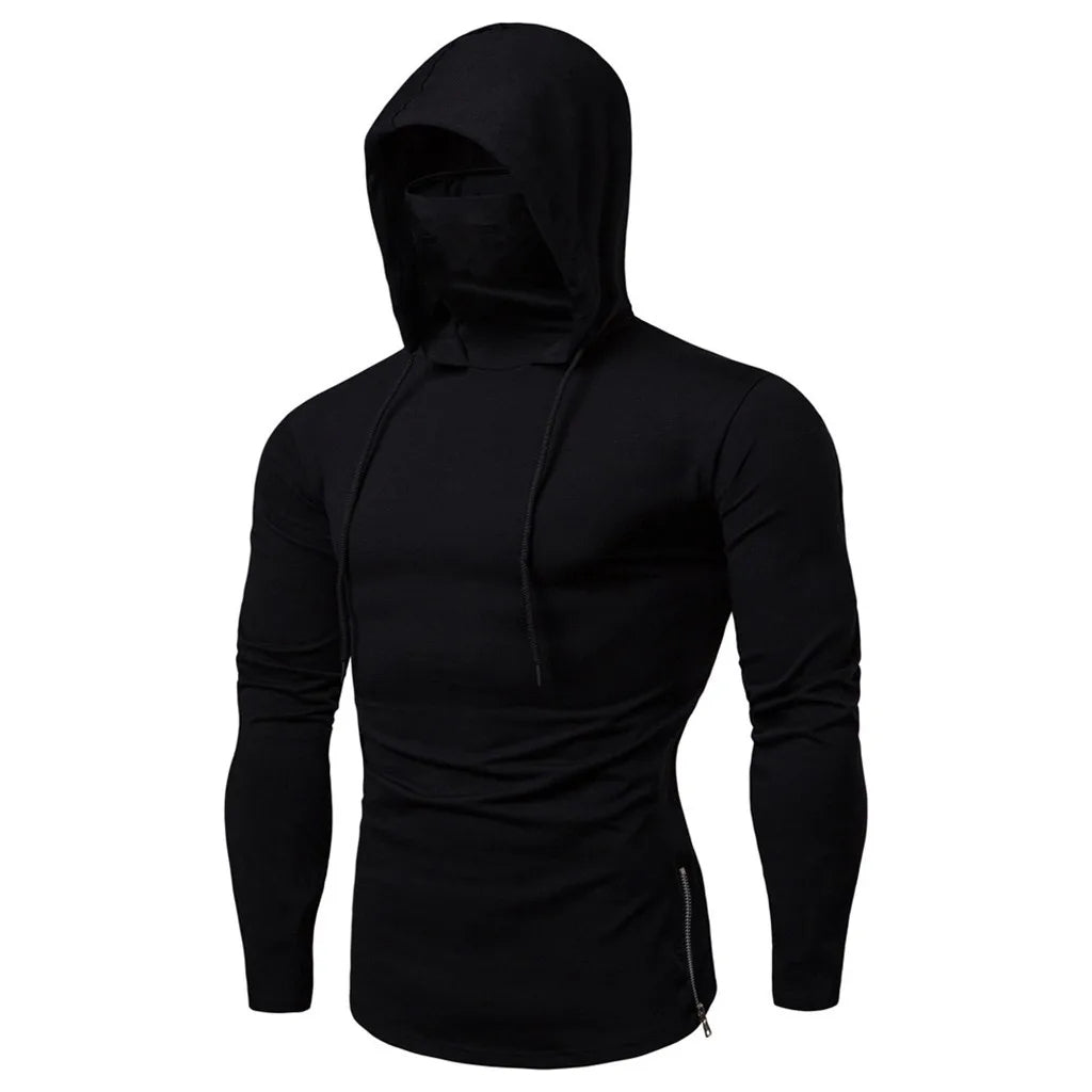 Marston - Camisola Com Capuz Estilo Ninja E Máscara Facial