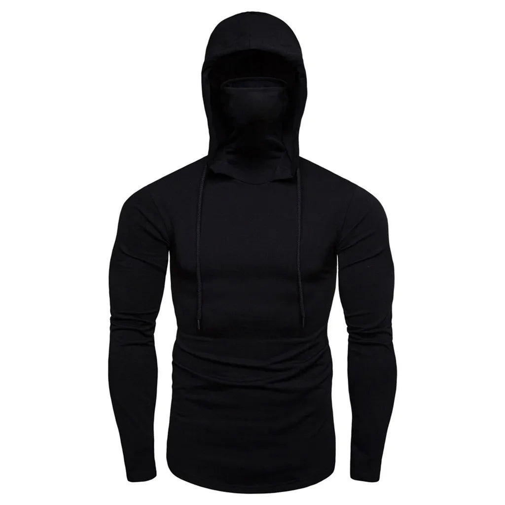 Marston - Camisola Com Capuz Estilo Ninja E Máscara Facial