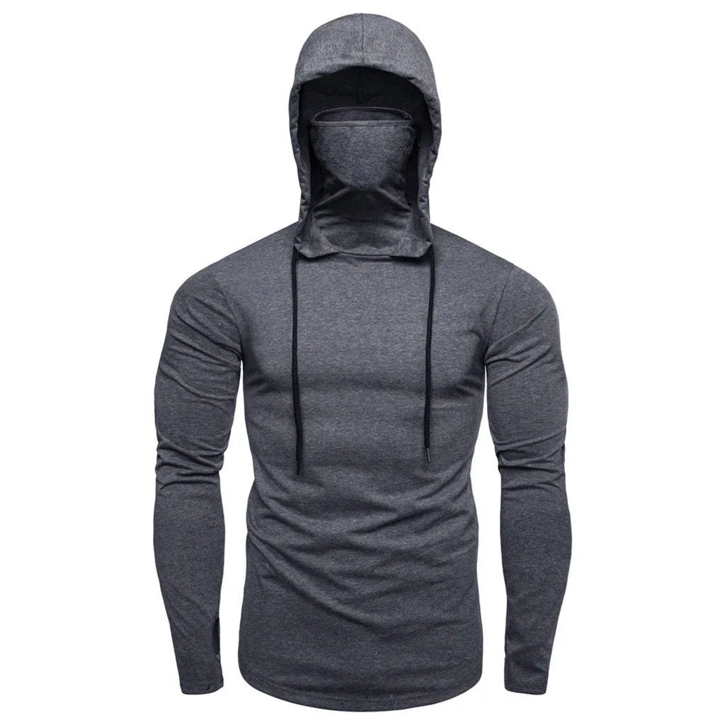 Marston - Camisola Com Capuz Estilo Ninja E Máscara Facial