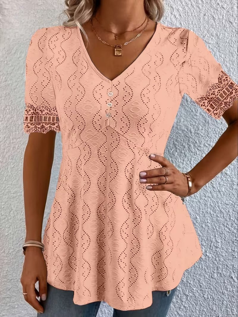Lolytta - Blusa Em Patchwork De Renda