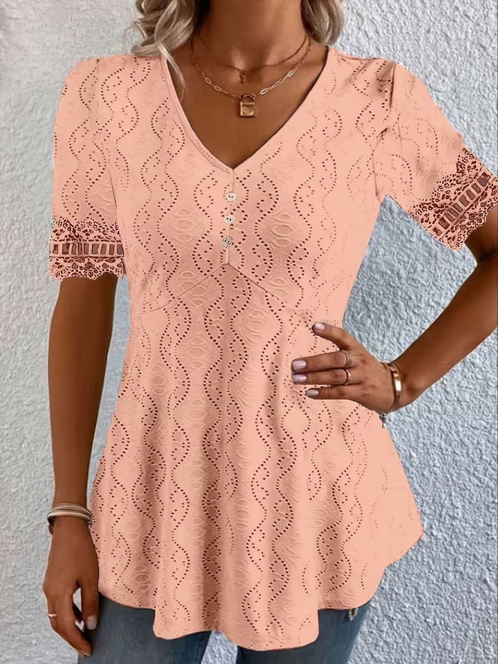 Lolytta - Blusa Em Patchwork De Renda