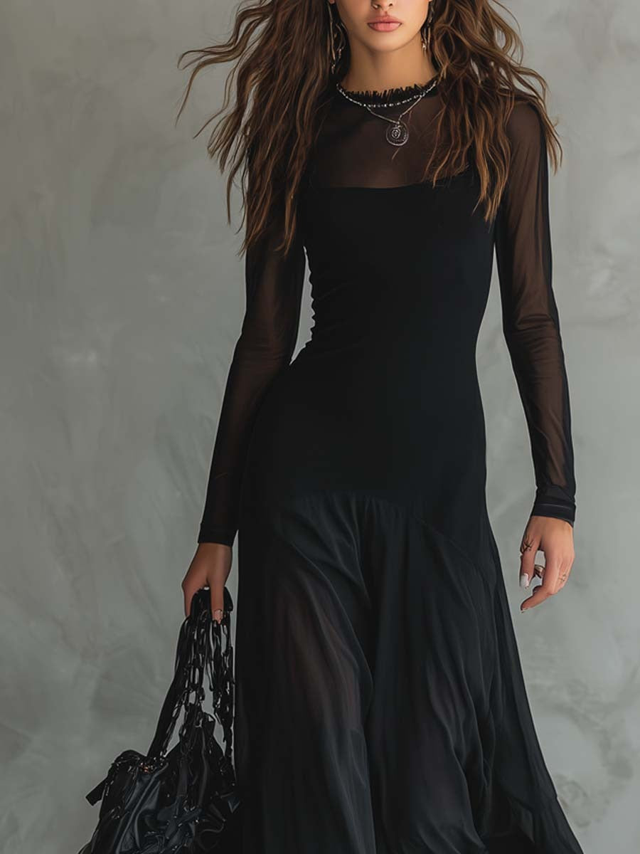 Yovanna - Vestido Longo de Tule com Charme Etéreo
