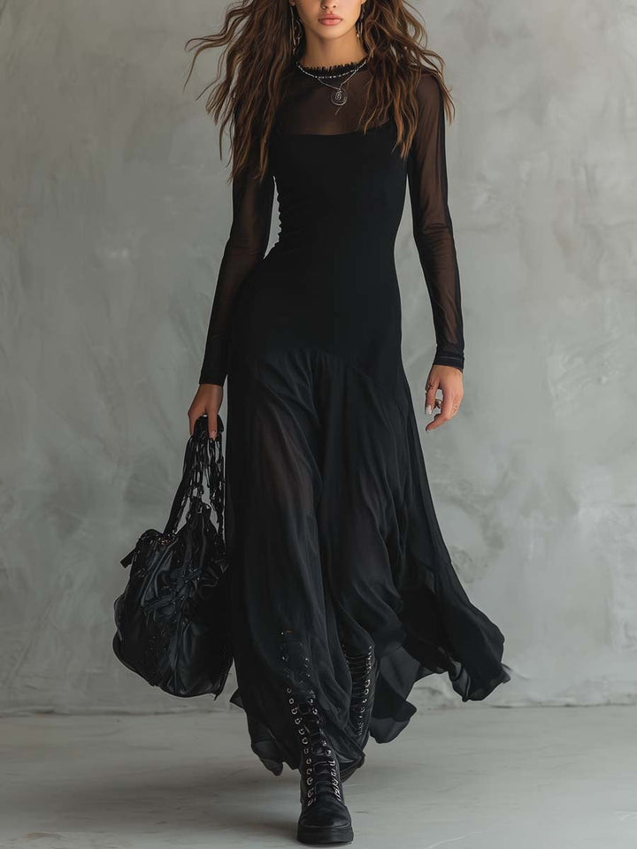 Yovanna - Vestido Longo de Tule com Charme Etéreo