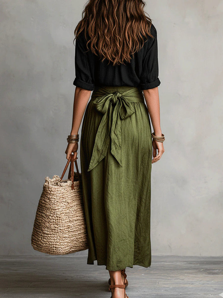 Virra - Conjunto De T-Camisa e Saia Midi