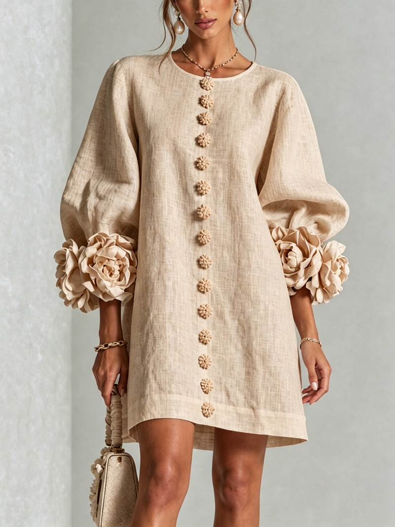 Hinan - Mini Vestido Com Estampado Floral