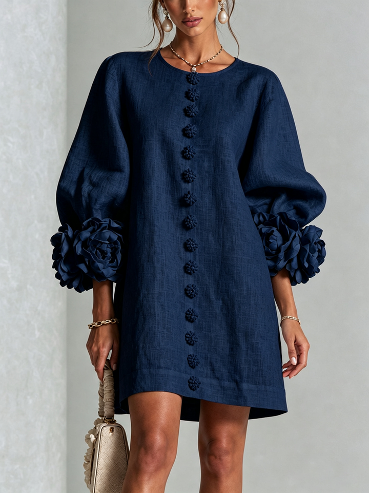 Hinan - Mini Vestido Com Estampado Floral