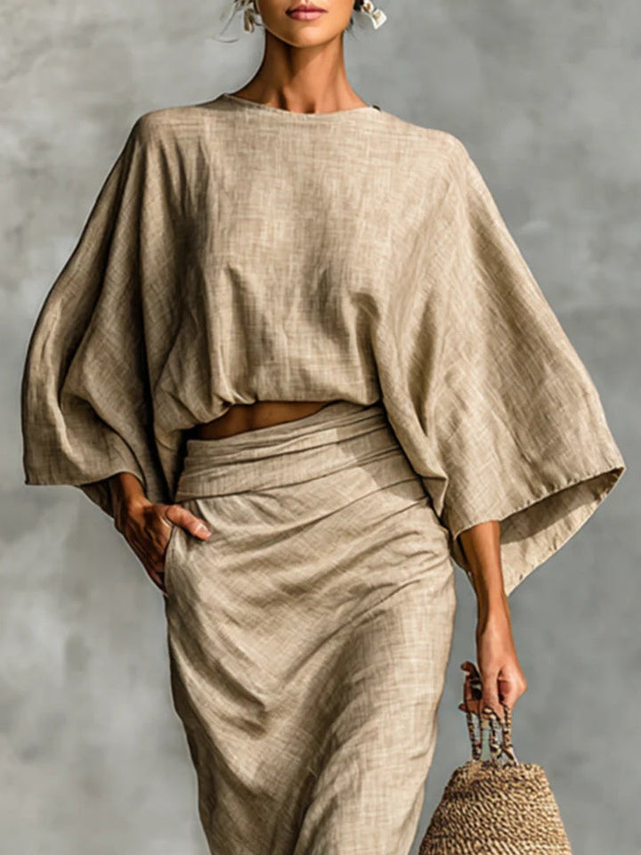 Danea - Conjunto Elegante Com Saia