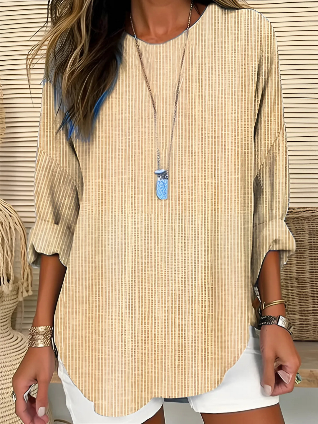 Avril - Blusa De Verão às Riscas