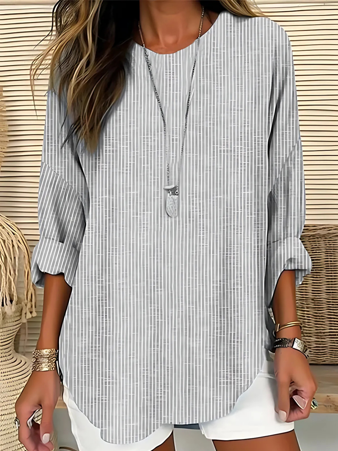 Avril - Blusa De Verão às Riscas