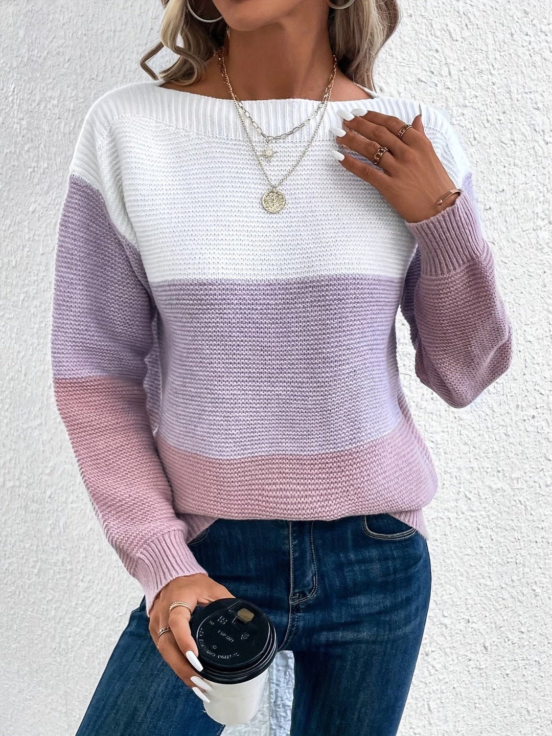 Faria - Camisola Elegante De Manga Comprida
