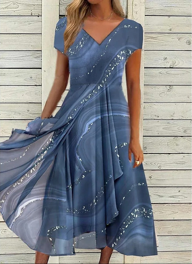Ayana - Vestido Midi Com Decote Em V