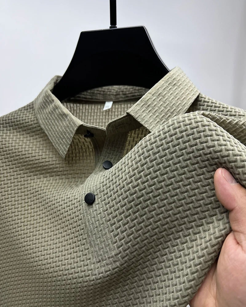 Prestigio - Camisa Polo de Manga Curta Elástica
