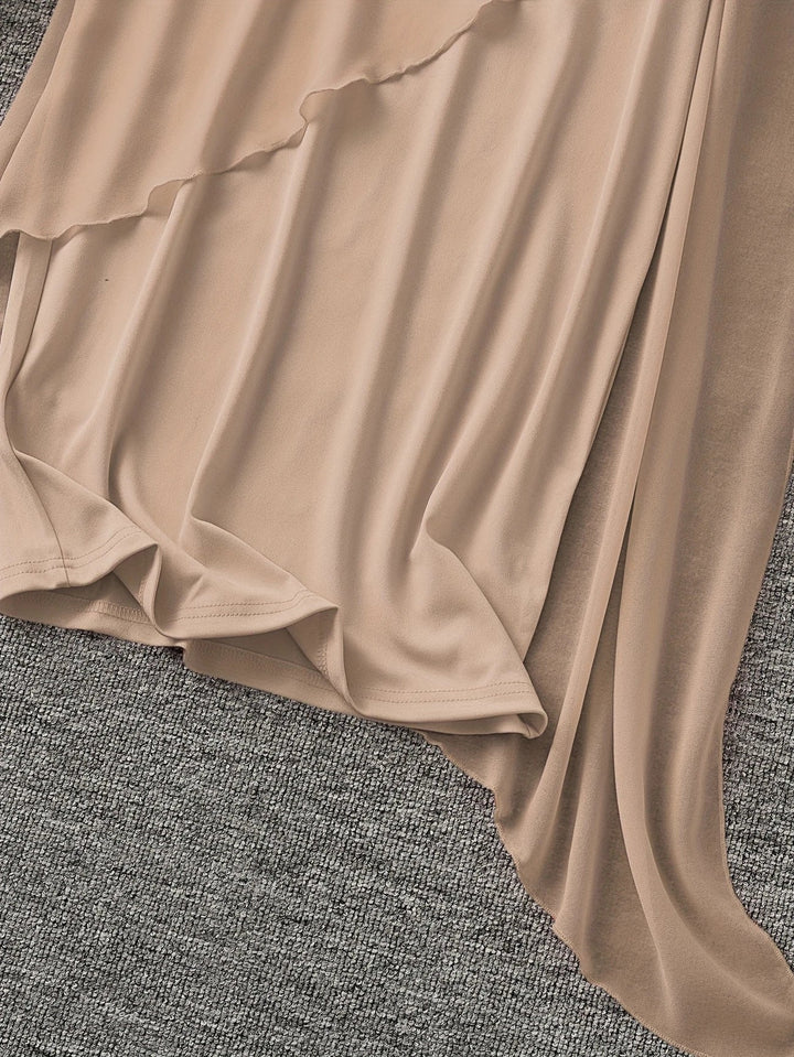 Maren - Vestido Midi Elegante Sem Mangas