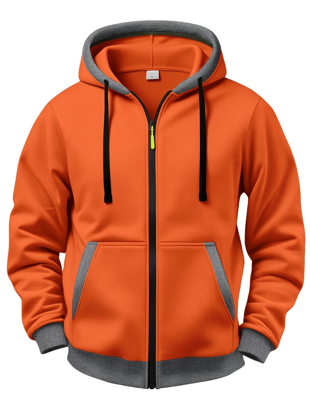 Mussoline - Camisola Casual De Inverno De Manga Comprida, Com Capuz E Fecho De Correr