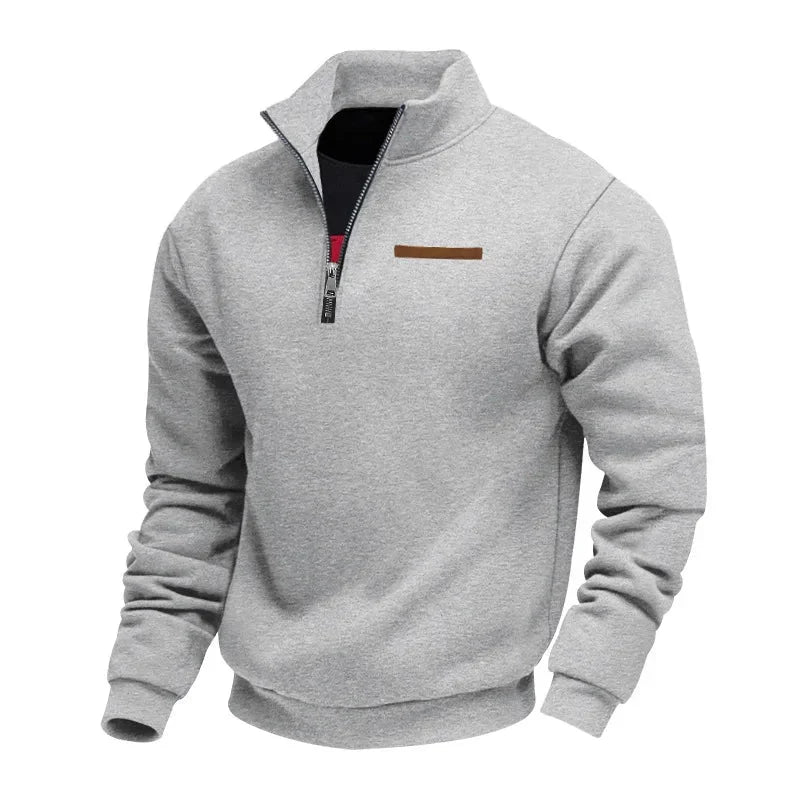 Grimm - Camisola Elegante Com Meio Fecho
