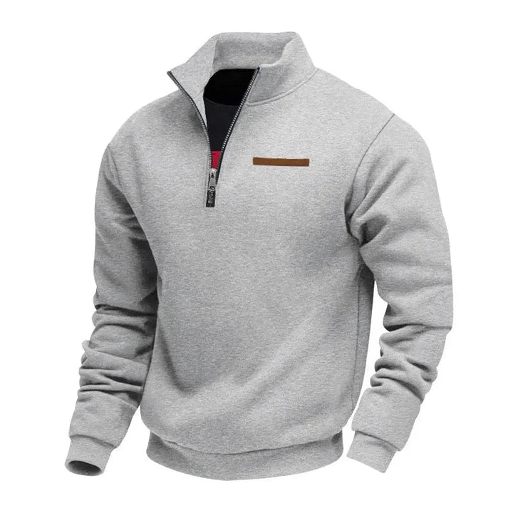 Grimm - Camisola Elegante Com Meio Fecho