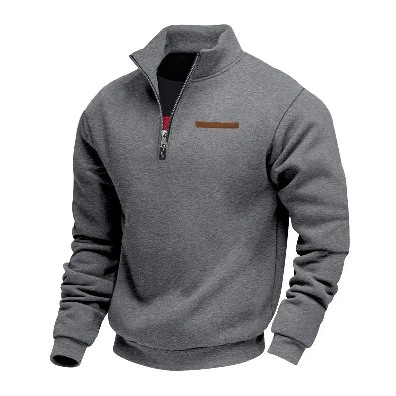 Grimm - Camisola Elegante Com Meio Fecho