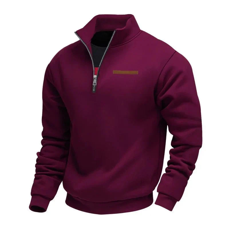 Grimm - Camisola Elegante Com Meio Fecho