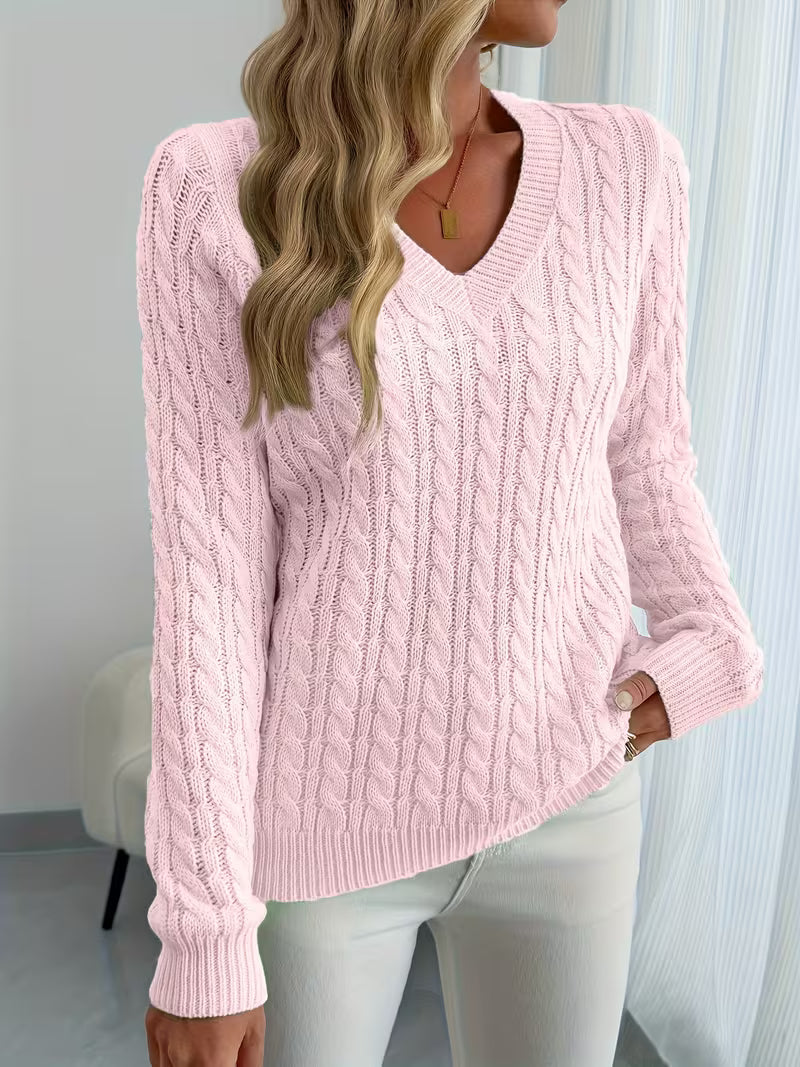 Lenea - Camisola De Manga Comprida Com Padrão De Tranças