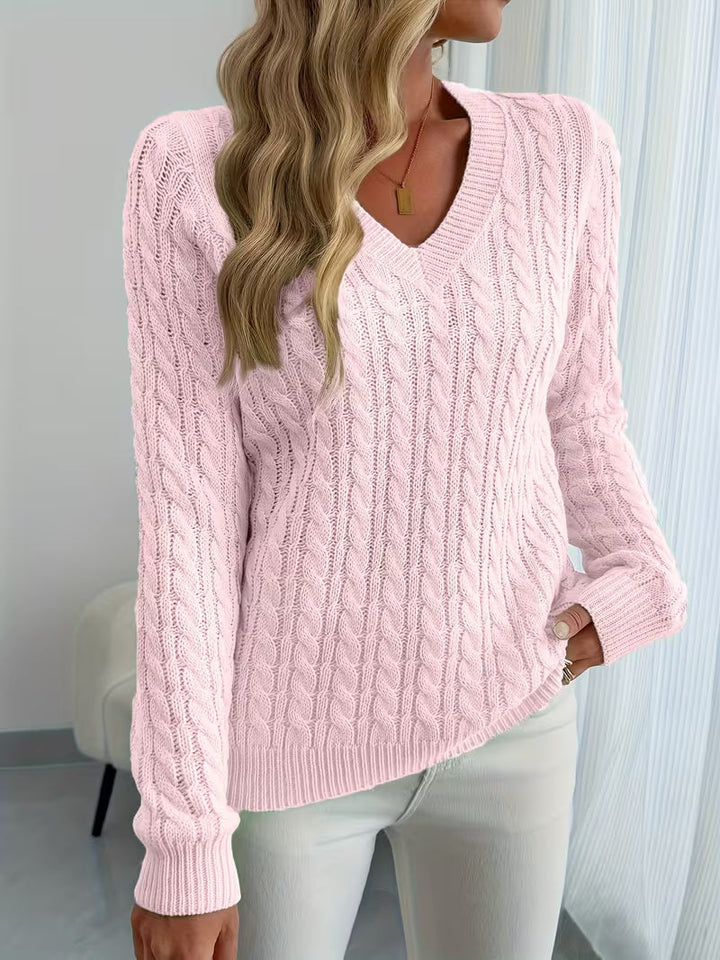Lenea - Camisola De Manga Comprida Com Padrão De Tranças