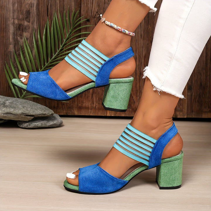 Aretha - Sapatos Elegantes E Modernos Com Salto Grosso