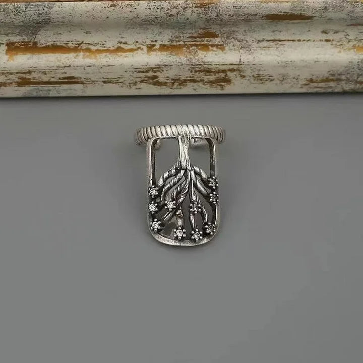Marinan - Conjunto de Anéis Ajustáveis Para Unhas Boho - 4 Peças