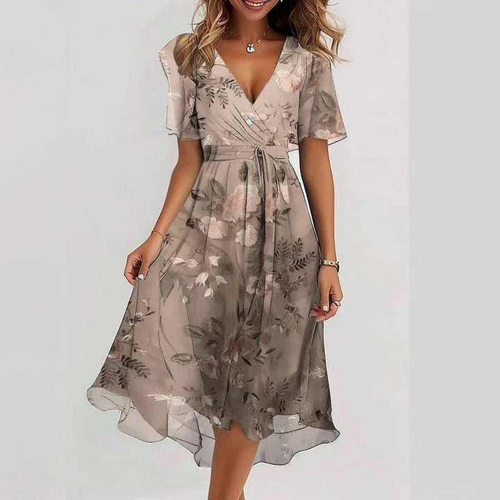 Nallely - Vestido Elegante de Verão