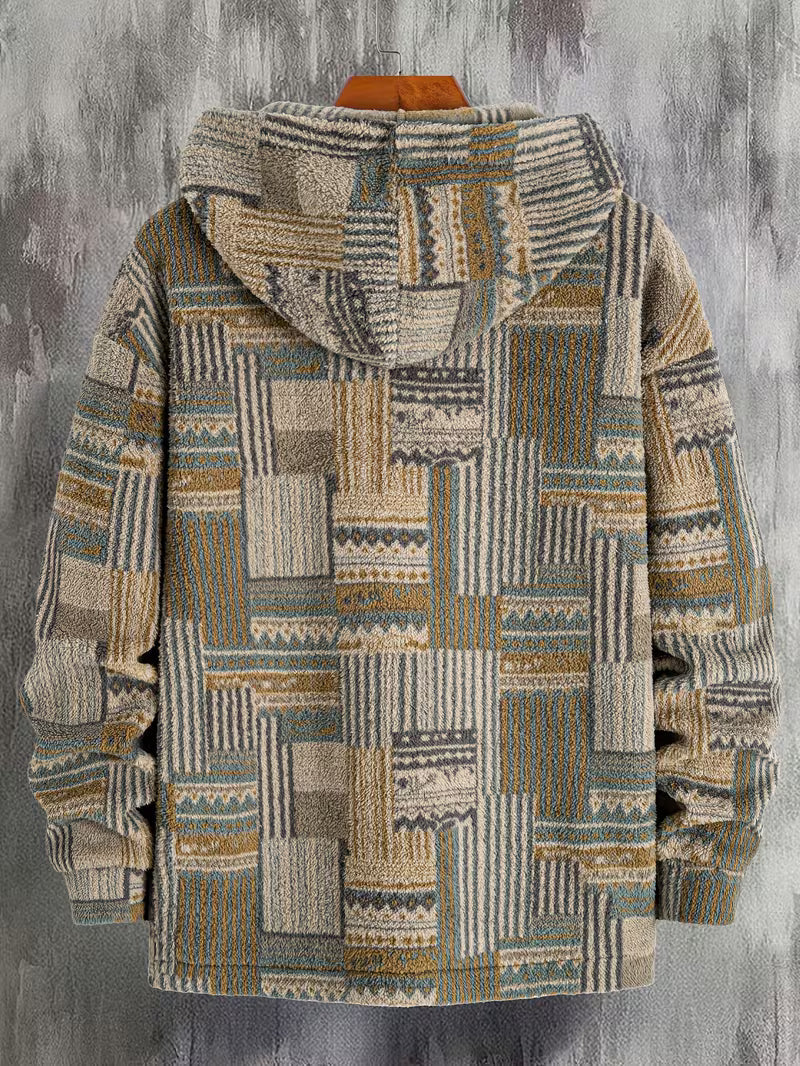 Silvain - Camisola Com Capuz, Estampa E Fecho De Correr