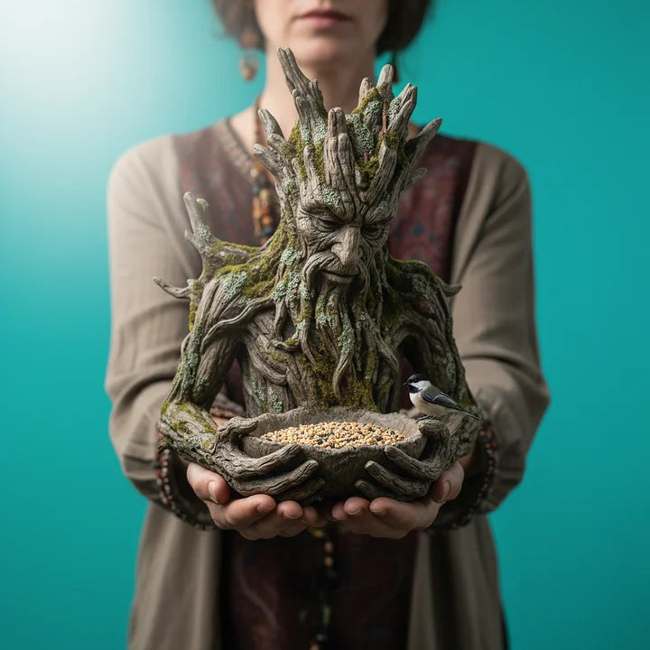 NatureHold - Uma Escultura Para Alimentar Pássaros Integrada Numa árvore