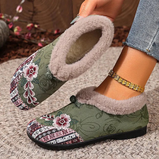 Dannelia - Sapatos Confortáveis Em Pele Sintética