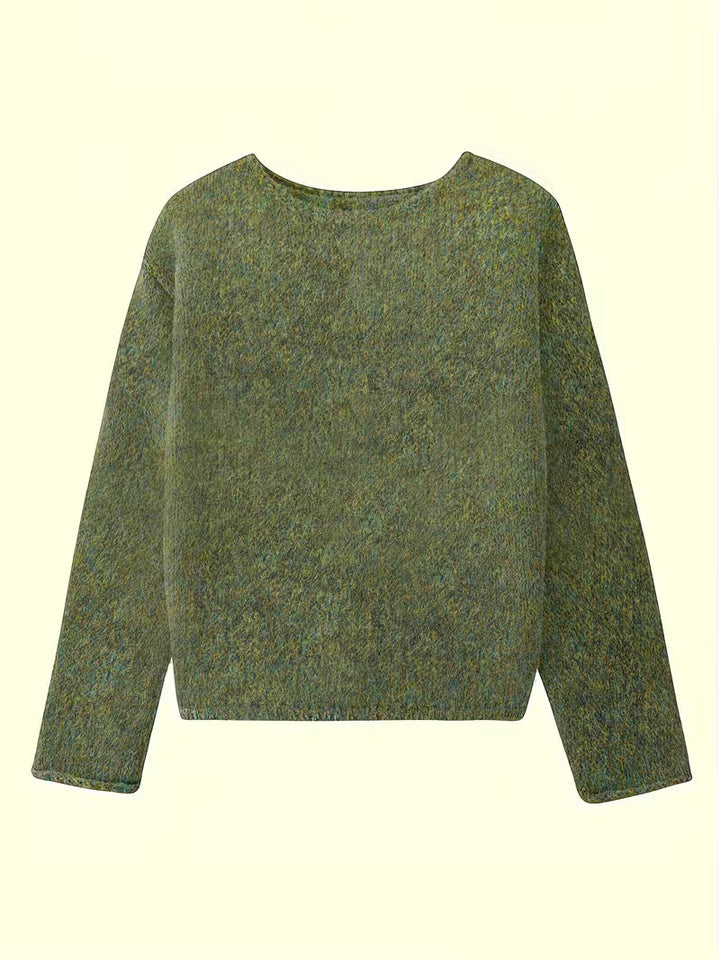 Maristela - Camisola Casual Folgada De Manga Comprida