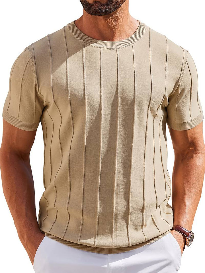 Sang - Camisola De Verão De Malha Com Gola Redonda