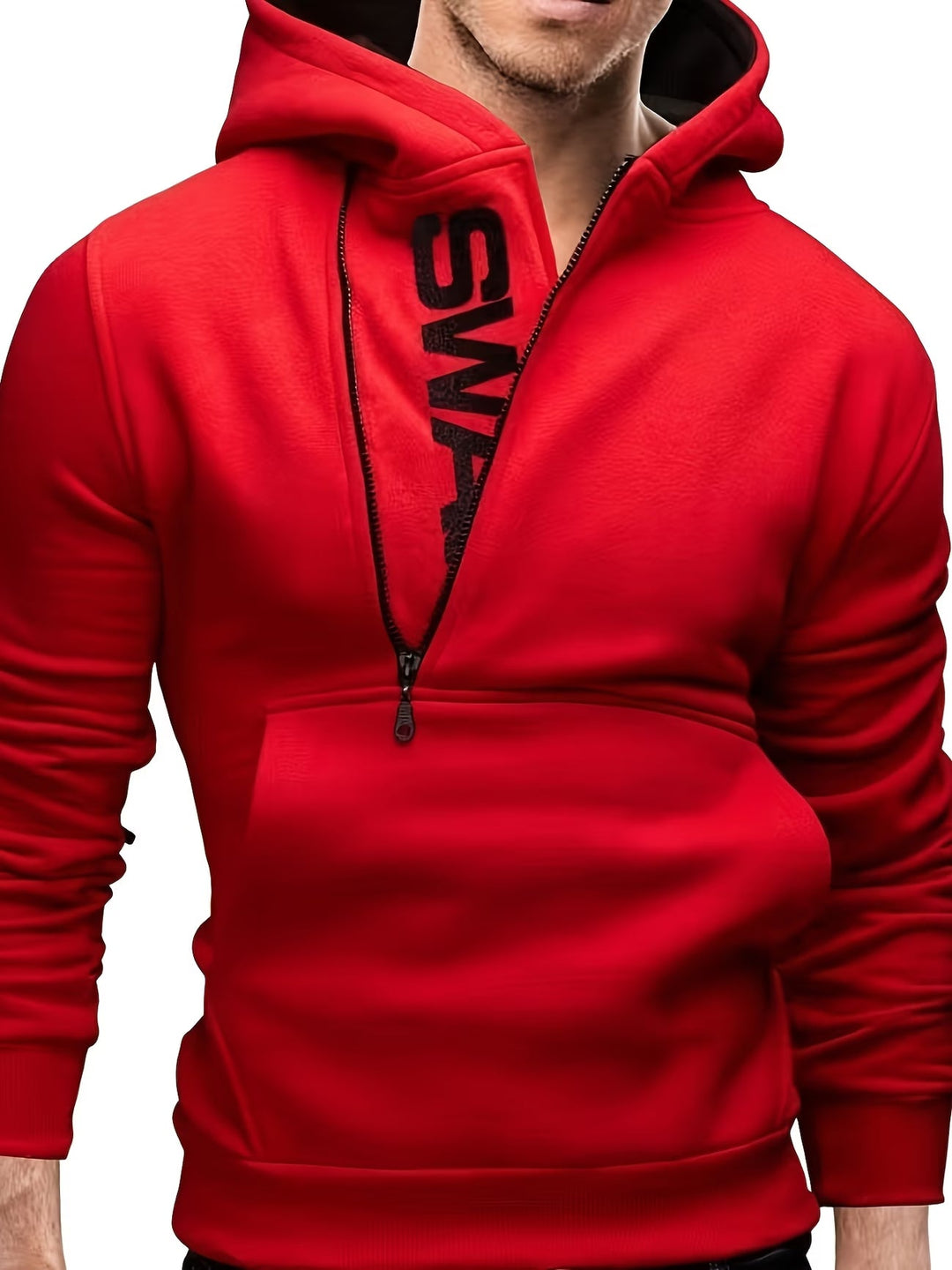 Erik - Camisola Com Capuz De Manga Comprida E Corte Justo