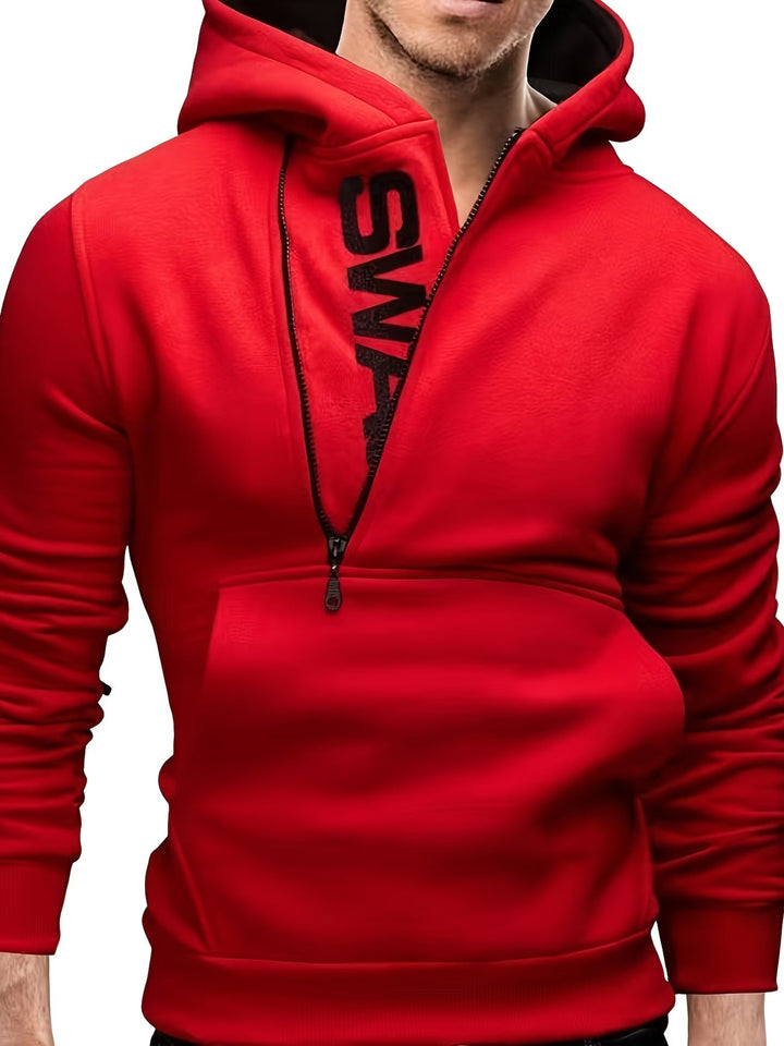Erik - Camisola Com Capuz De Manga Comprida E Corte Justo