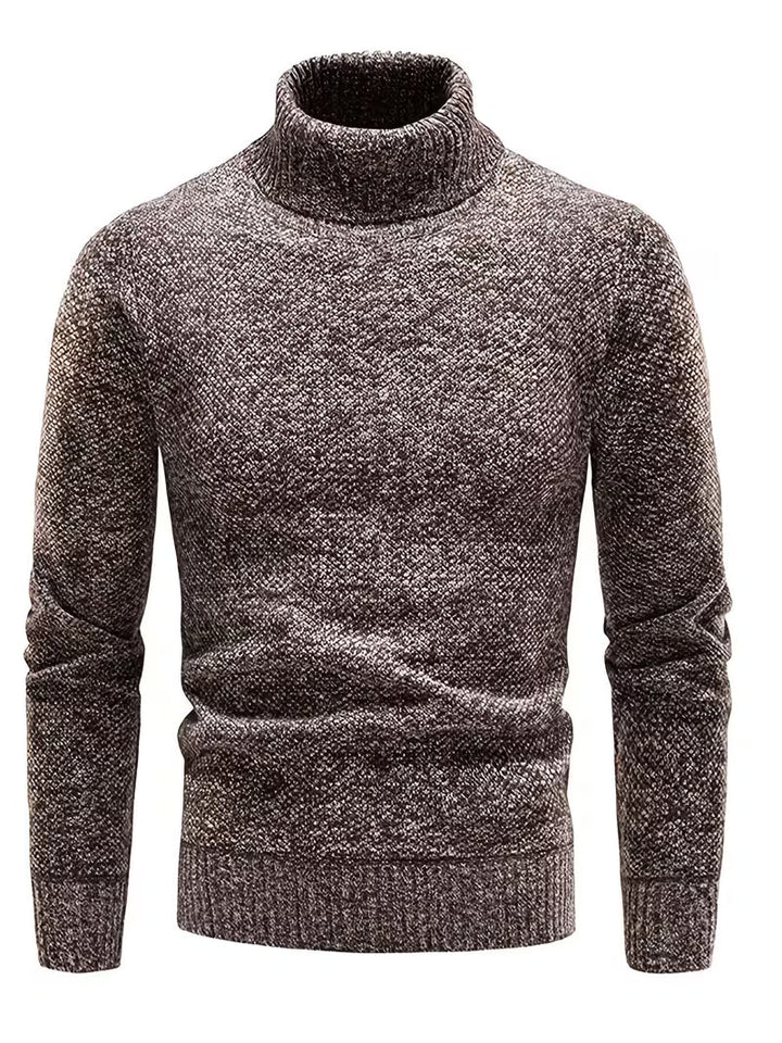 Wessam - Camisola De Malha Elegante Com Gola Alta