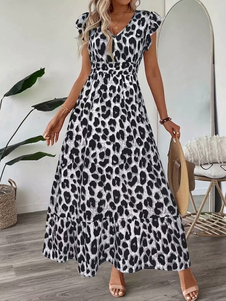 Ranika - Vestido Maxi Sem Mangas Com Decote Em V