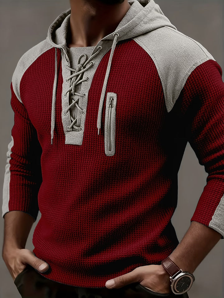 Freddie - Camisola Com Capuz e Canelado Texturado