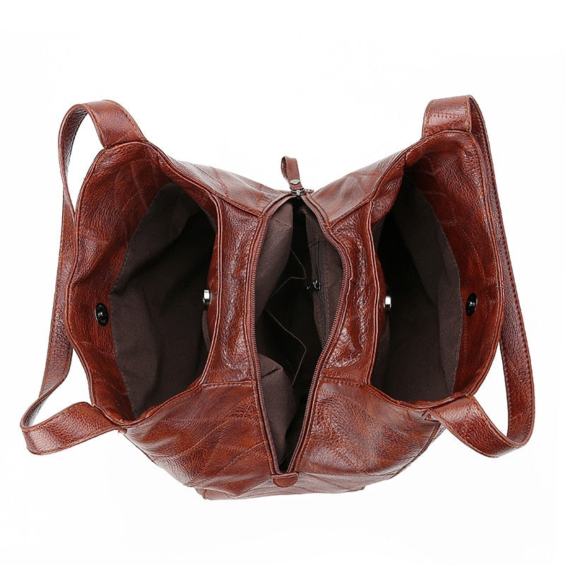 Mavise - Bolsa de Ombro em Couro