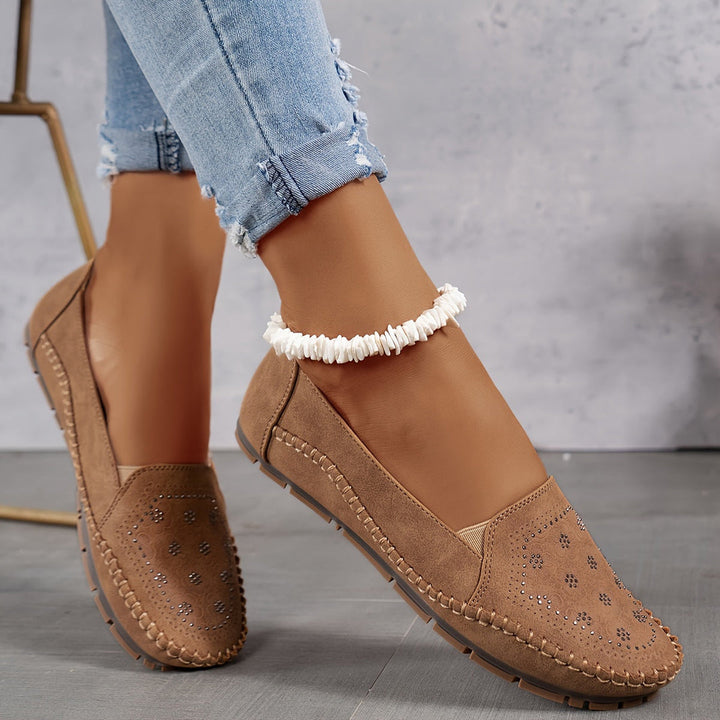 Lyrissa - Sapatos Confortáveis Com Costura