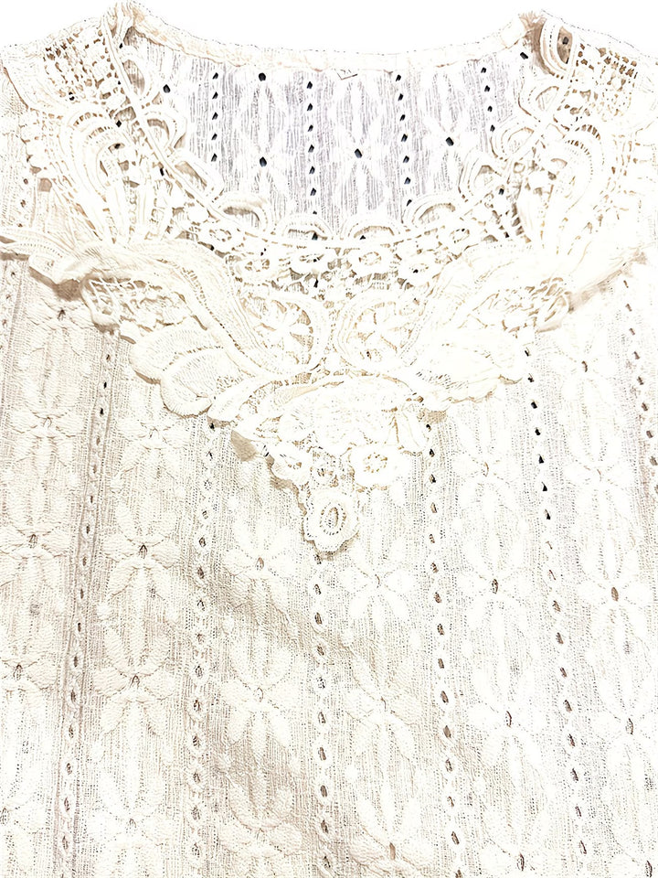 Rickea - Blusa Elegante De Manga Curta