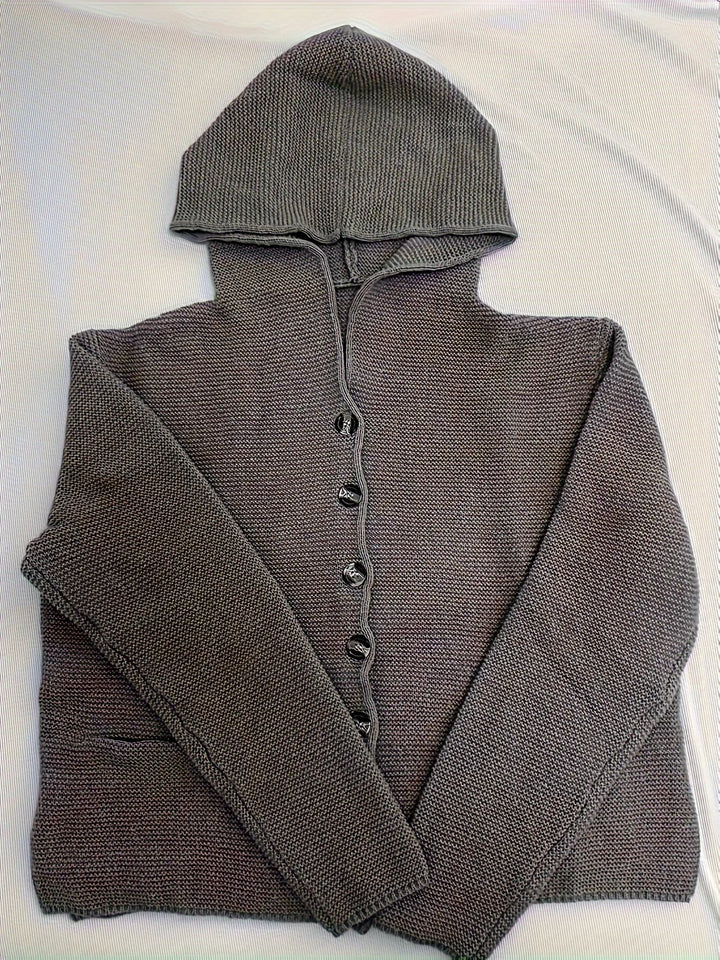 Jadia - Cardigan De Malha Com Mangas Compridas