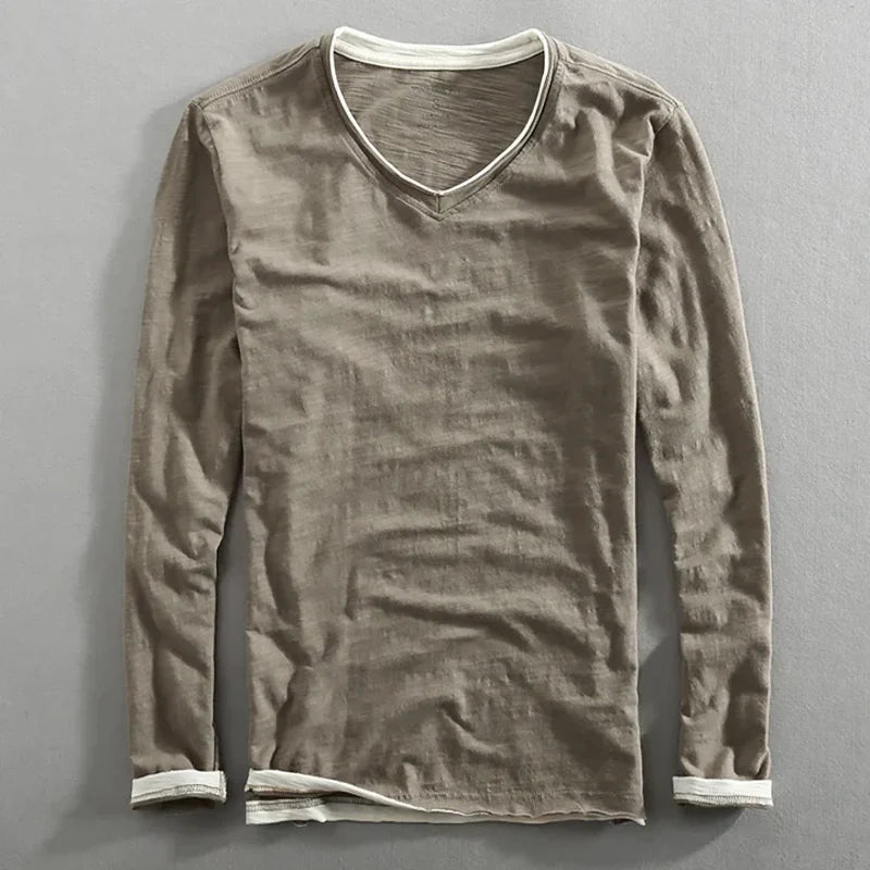 Roderick - Camisa De Manga Comprida Em Algodão