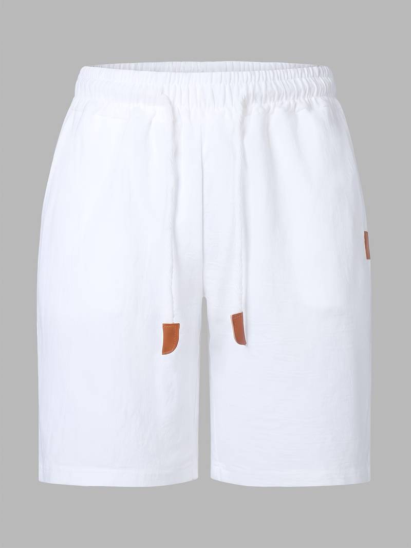 Jonatas - Calções De Verão Em Linho Com Cordão E Bolso